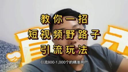 股神崛起变现，七大引流技巧助你实现日收益1000＋-课程-网盘资源分享