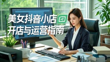 [原创]美女抖音小店怎么开店？抖店怎么做起来？