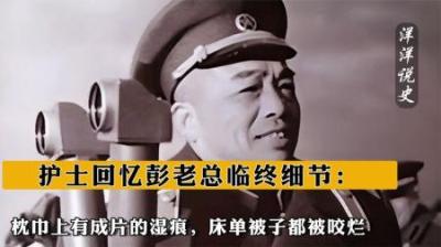 [视]护士回忆彭老总临终细节：枕巾上有成片的湿痕，床单被子都被咬烂-原创解说文案