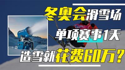 滑雪场的雪都是“假”的？冬奥会单项赛事，1天就要花60万造雪？-原创解说文案