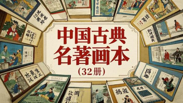 三十二册画本，演绎名著传奇。[原创]