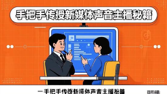 手把手传授新媒体声音主播秘籍