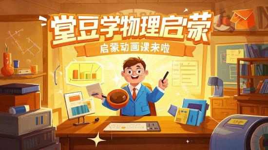 堂豆学物理启蒙动画课来啦