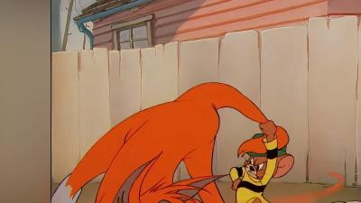 猫和老鼠：杰瑞大表姐登场施魔法，汤姆被剪成油腻包租公模样 .猫和老鼠