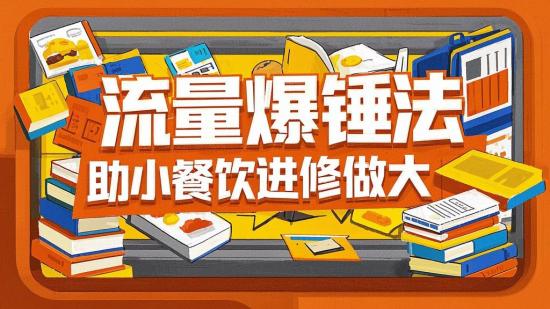 流量爆锤法助小餐饮进修做大