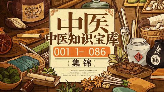 中医知识宝库 001 - 086 集锦
