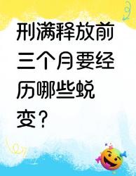 刑满释放前三个月要经历什么蜕变？这些流程你绝对想不到！