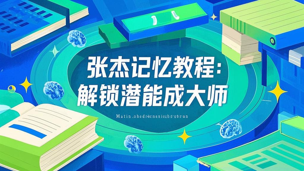 张杰记忆教程：解锁潜能成大师