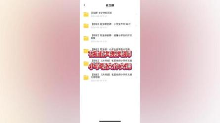 花生酥老师：超懂小学生的作文秘笈，让孩子获得写作的快感-课程-网盘资源分享