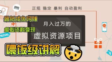 闲鱼虚拟项目小教程-课程-网盘资源分享