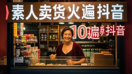 素人卖货火遍抖音