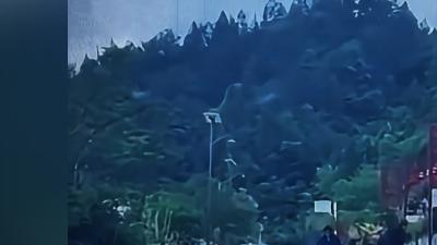 夜车拦路遇诡异“死人”，惊恐万分疯狂逃离，2015年惊魂一幕 .鬼拦路结果遇到狠人