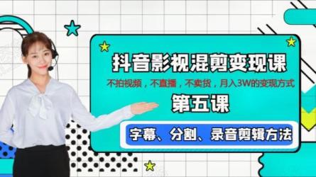 诺思星《抖音影视混剪变现课》-课程-网盘资源分享