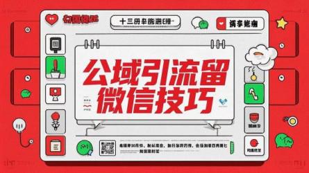 公域引流留微信技巧
