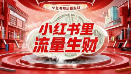 小红书里流量生财