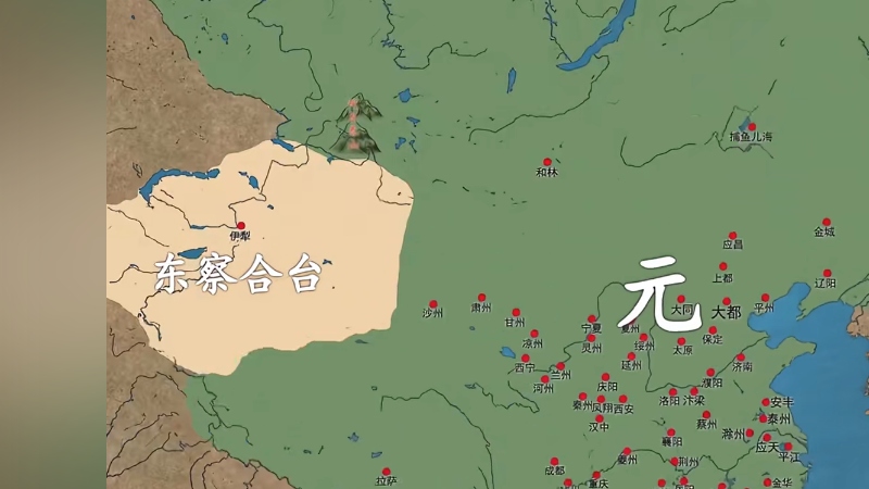 从元末混战到一统华夏：明朝建立过程中的关键战役与势力更迭  《全文完》 .元朝巅峰时期版图
