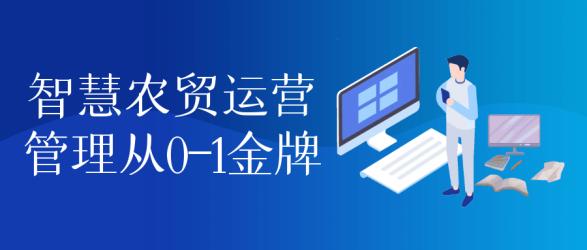 智慧农贸运营管理从0-1金牌【】