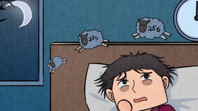 凌晨两点半难眠？原来被子颜色对睡眠、情绪和血压影响这么大 .原创动画