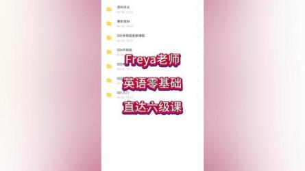 英语零基础直达六级[从头开始学英语]_04-课程-网盘资源分享