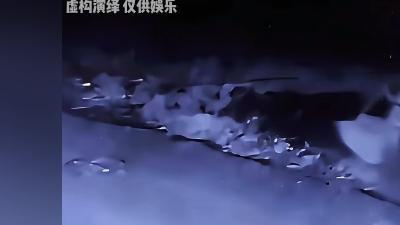 3月24日晚监控现诡异身影，挚友艾坤幼时也曾经历离奇“遇祖”事件 .门口监控拍到惊魂一幕