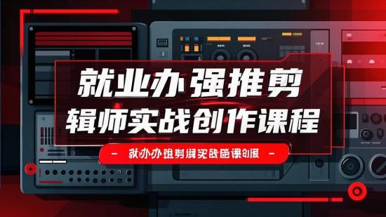 就业办强推剪辑师实战创作课程