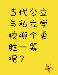 古代公立学校和私立学校大比拼