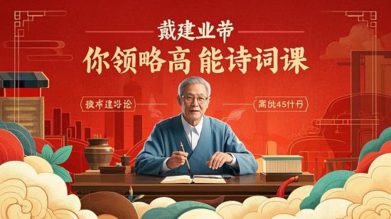 戴建业带你领略高能诗词课