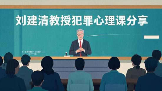 刘建清教授犯罪心理课分享