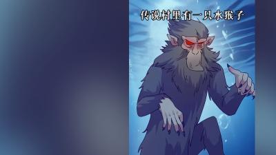 水猴子传说：午夜拖人下水，红色物品可吓跑，芊芊遇水猴竟有奇事 .水猴子