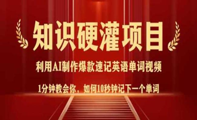 知识硬灌项目[原创资源]