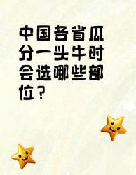 中国各省瓜分一头牛，都爱哪些部位