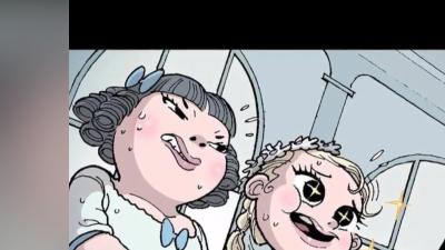 女孩在孤儿院期待被领养却波折不断，半年后报纸让她泪奔 .无声惊恐漫画