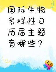 国际生物多样性日历届主题大汇总