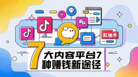 7大内容平台7种赚钱新途径