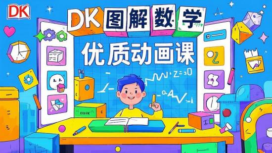 DK图解数学的优质动画课