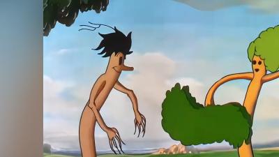 92年前动画脑洞奇大：公树表白、毛毛虫躲火、小鸟穿云等趣事 .毛毛虫