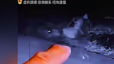3月24日晚监控现诡异身影，我与死党守瓜田竟遇鬼将军恐怖经历 .灵异监控实录
