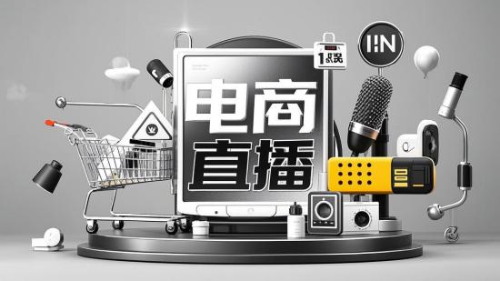 电商直播必备PSD场景素材模板