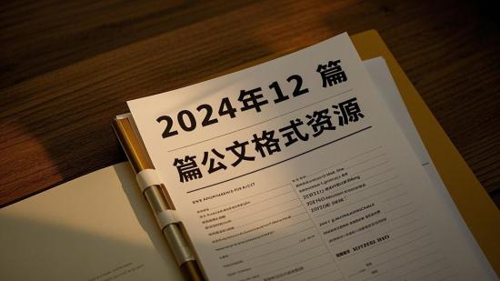 2024年12篇公文格式资源