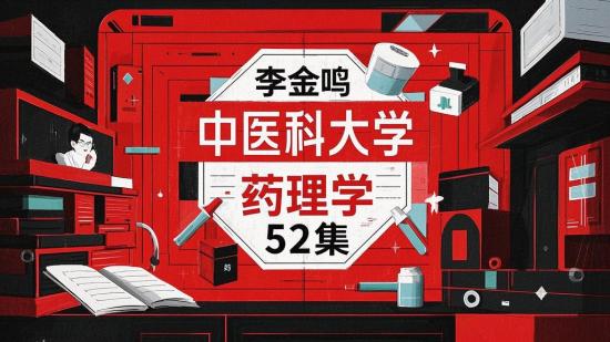 李金鸣中国医科大学药理学52集