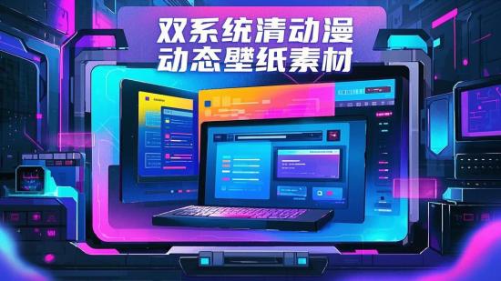 双系统高清动漫动态壁纸素材