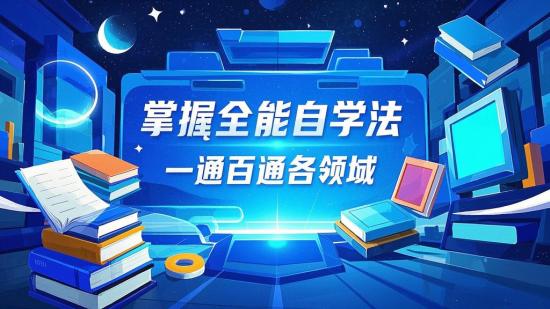 掌握全能自学法，一通百通各领域