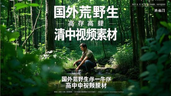 国外荒野生存高清中视频素材