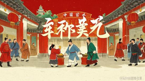 古代民间风俗绘画设计素材