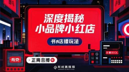 深度揭秘品牌小红书店播玩法