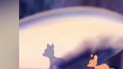 寒冷雪夜小鹿险象环生，救母坠崖奇迹苏醒后踏上成为鹿王之路    .小鹿斑比