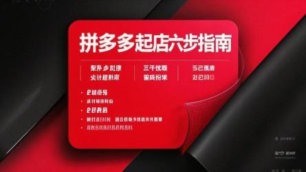 拼多多起店六步指南