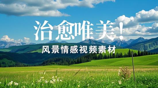治愈唯美！风景情感视频素材