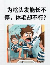 终于知道头发能无限长而体毛不行的科学真相了！