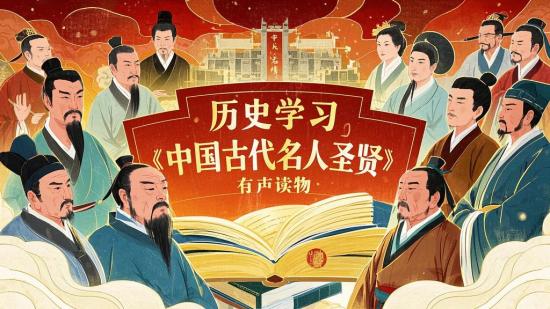 历史学习《中国古代名人圣贤》有声读物